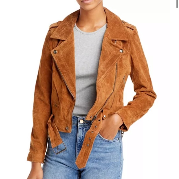 Like New Suede Moto Jacket - Picture 8 of 16